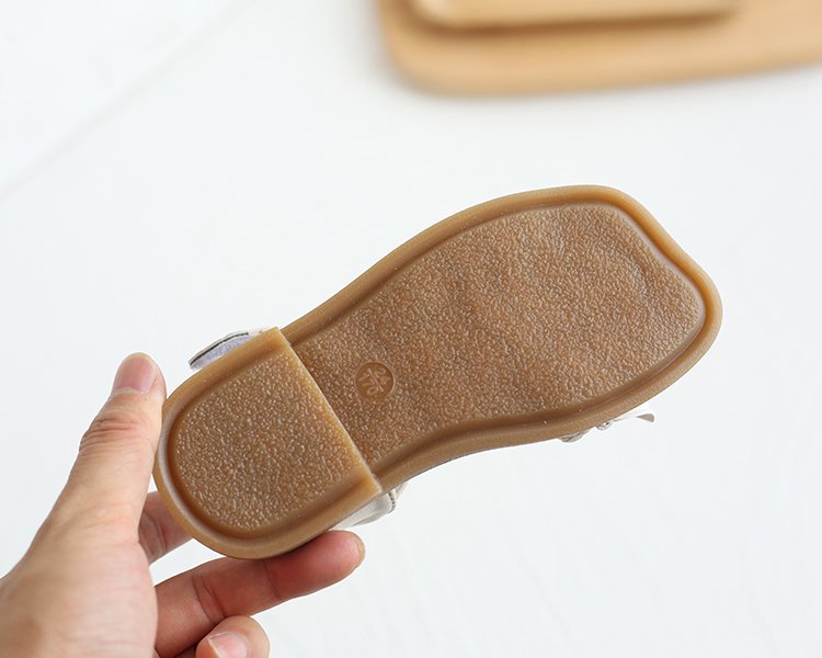 Giày Sandal Quai Dán Phong Cách Công Chúa Cho Bé Gái 1-8 Tuổi