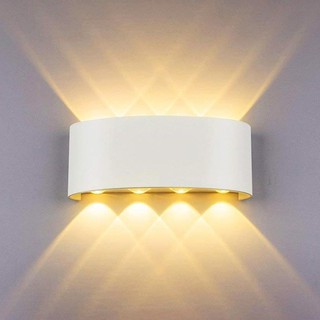 Đèn Led hắt tường treo tường gắn tường trong nhà ngoài trời 6 bóng 8 bóng Led 220V VNT624