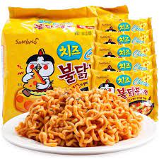 Mì khô gà cay Samyang vị Phô Mai gói 140GR Hàn quốc