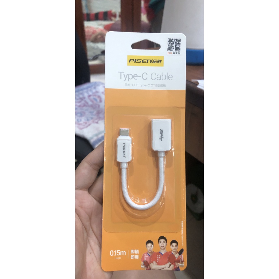 Cáp OTG CỔNG TYPE C TO USB, 15CM -  Hàng chính hãng 100%, bảo hành 12 tháng