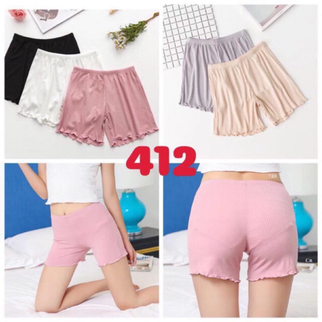 ( Anannshop ) Quần Mặc Váy Gân Tăm Xinh Xắn 412