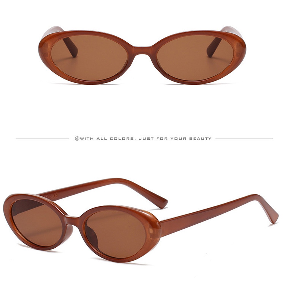 Mắt Kính Chống Nắng Phân Cực Gọng Oval Trong Suốt Phong Cách Hàn Quốc Thời Trang Cho Cặp Đôi