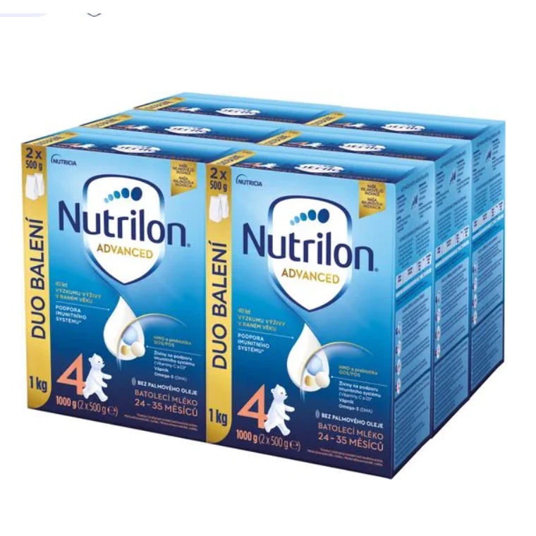 Sữa Nutrilon Séc số 1,2,3,4,5 tăng chiều cao phát triển trí não cho bé, 1000g