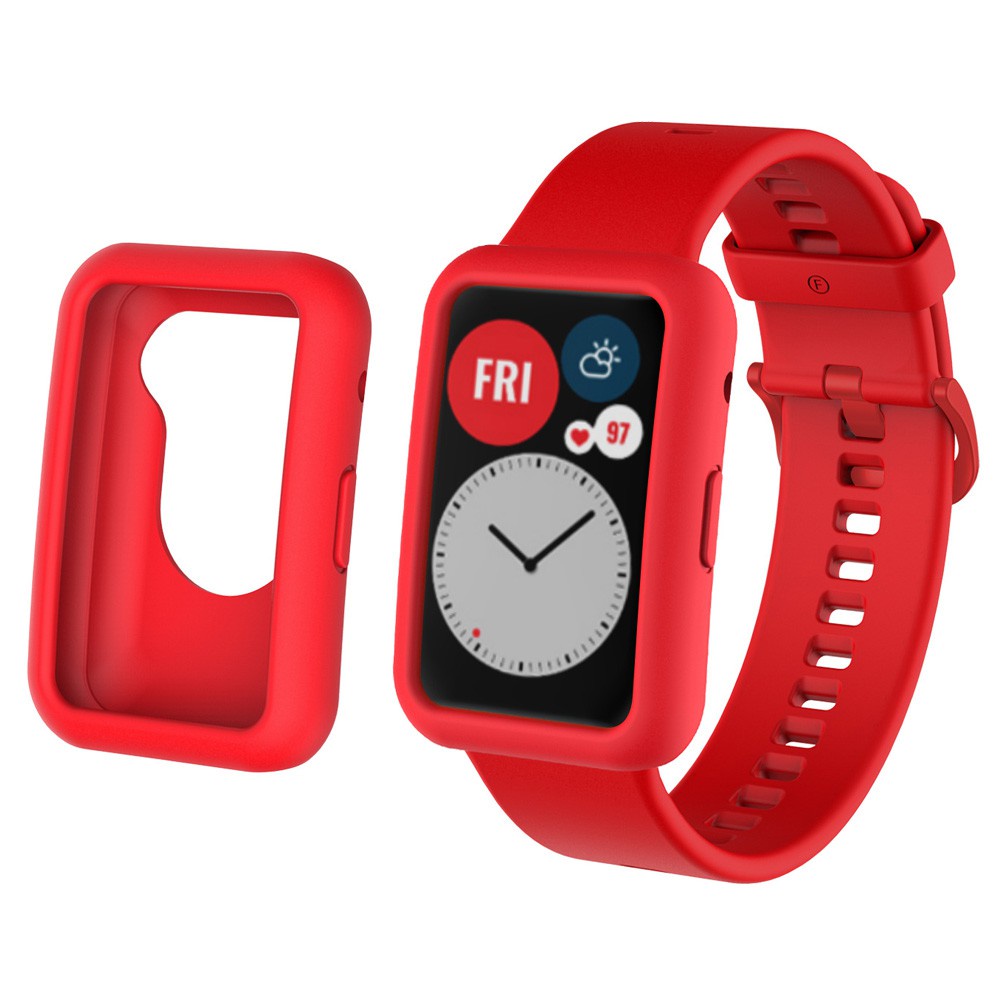 Vỏ silicon bảo vệ mặt đồng hồ cho Huawei Watch Fit