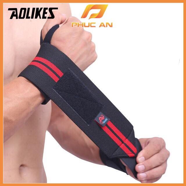 Dây Quấn Cổ Tay Tập Gym Băng Quấn Cổ Tay Hỗ Trợ Nâng Tạ Aolikes A1538