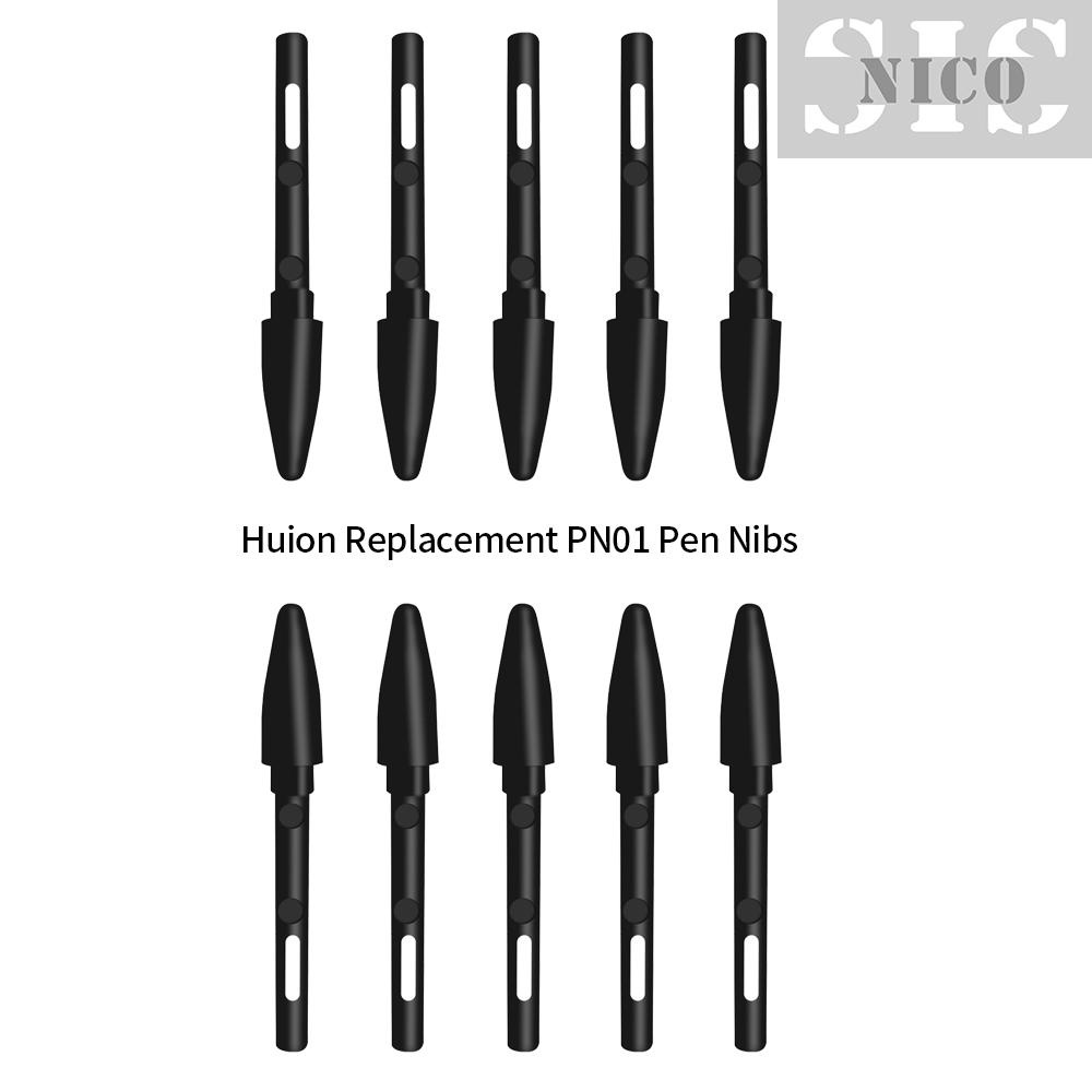 Set 10 Bút Huion Pn01 Thay Thế Chất Lượng Cao Cho Máy Tính Bảng Nibs Pen68 / Pen80