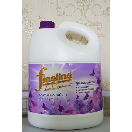Nước giặt xả 2 trong 1 Fineline 3000ml Thái Lan- Hương hoa violet