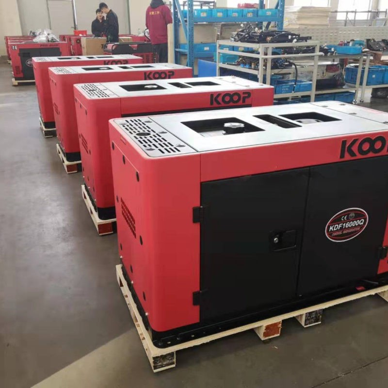 Máy Phát Điện Chạy Dầu 15kVA Koop KDF16000Q