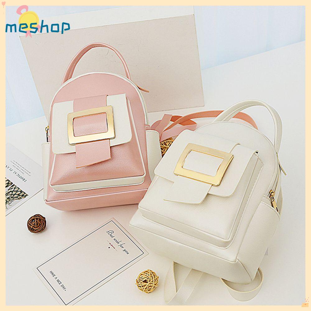 Ba Lô Nhỏ Phối Màu Tươi Mới Hợp Thời Trang Cho Nữ