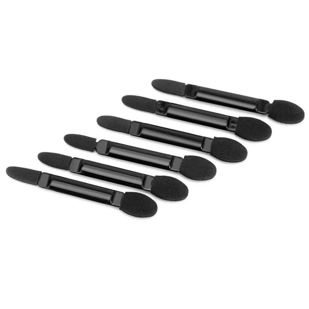 10pcs One Time Double-Head Sponge Eye Shadow Eyeliner Brush Applicator Beauty Makeup Toolsol