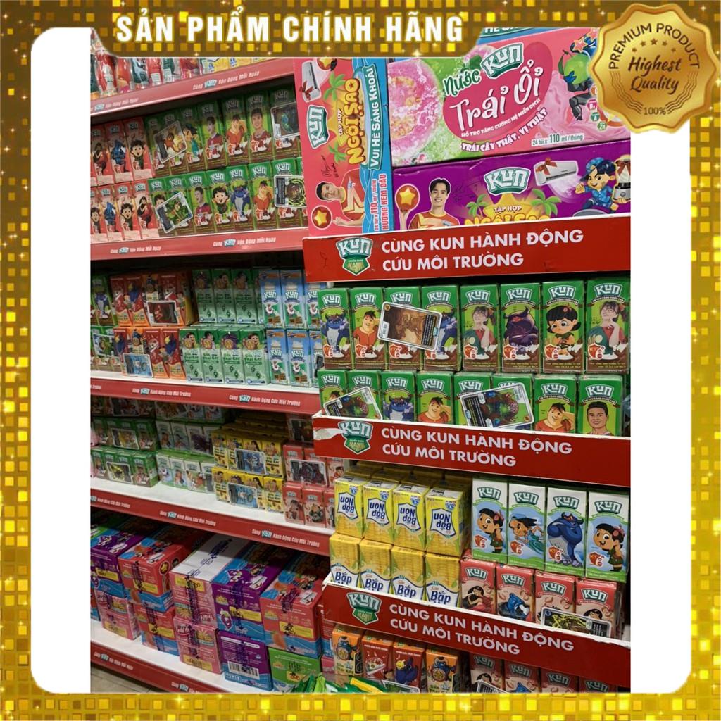 Sữa Kun túi mẫu mới 2021 đủ vị thùng 24 gói*110ml date mới nhất