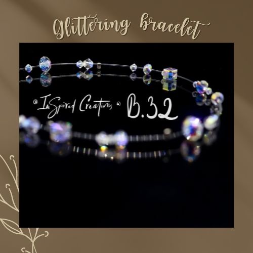 Vòng tay/ Lắc chân pha lê Swarovski hạt nước B.31 B.32