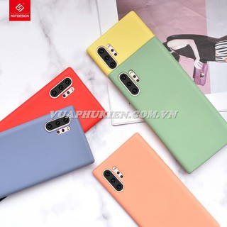 Ốp lưng Silicone dẻo màu hãng KST DESIGN Cho Samsung Galaxy Note 10 Plus, Note 10, Note 10 Lite Chống bẩn, chống vân tay