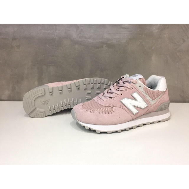 ẢNH THẬT | GIÀY NB NEW BALANCE NEWBALANCE HỒNG NHẠT GHI RAW PINK 574 FULLBOX