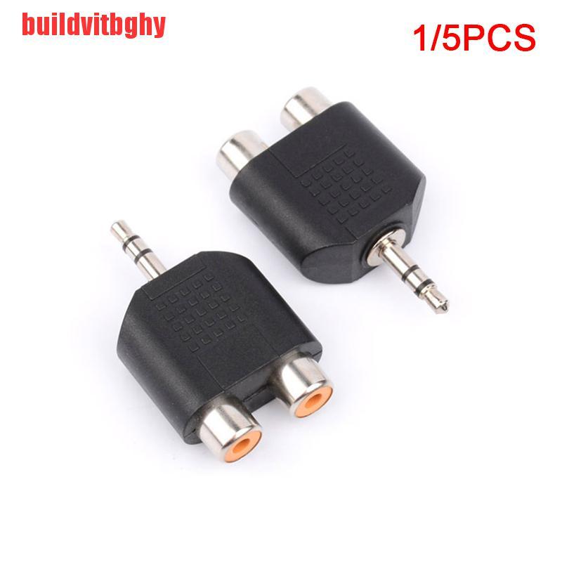 (Mua-Code) Cáp Chuyển Đổi Rca 3.5mm Sang 2rca