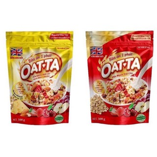 Ngũ Cốc Yến Mạch Oatta Trái Cây Và Hạnh Nhân Phô Mai Gói 300G