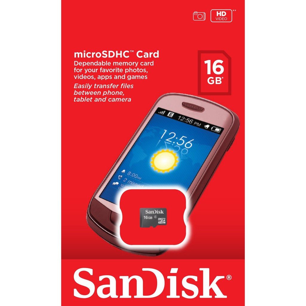 Thẻ Nhớ Sandisk 16gb Class 4 | BigBuy360 - bigbuy360.vn