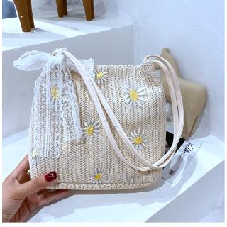 Túi Xách Nữ Đan Rơm Thời Trang Cổ Điển