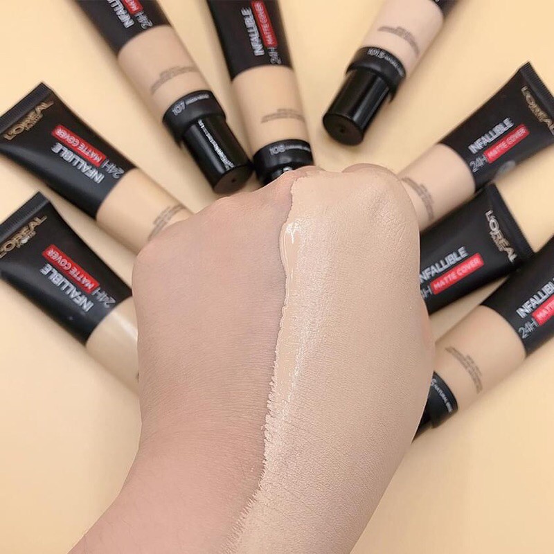 KEM NỀN KIỀM DẦU LÂU TRÔI LOREAL 24H MATTE COVER
