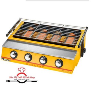 Bếp nướng picnic nướng thịt BBQ, hàu, nem lụi, hải sản ET-K222 4 họng ngắn