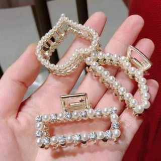 Set 3 kẹp tóc ngọc trai hàn quốc siêu đẹp