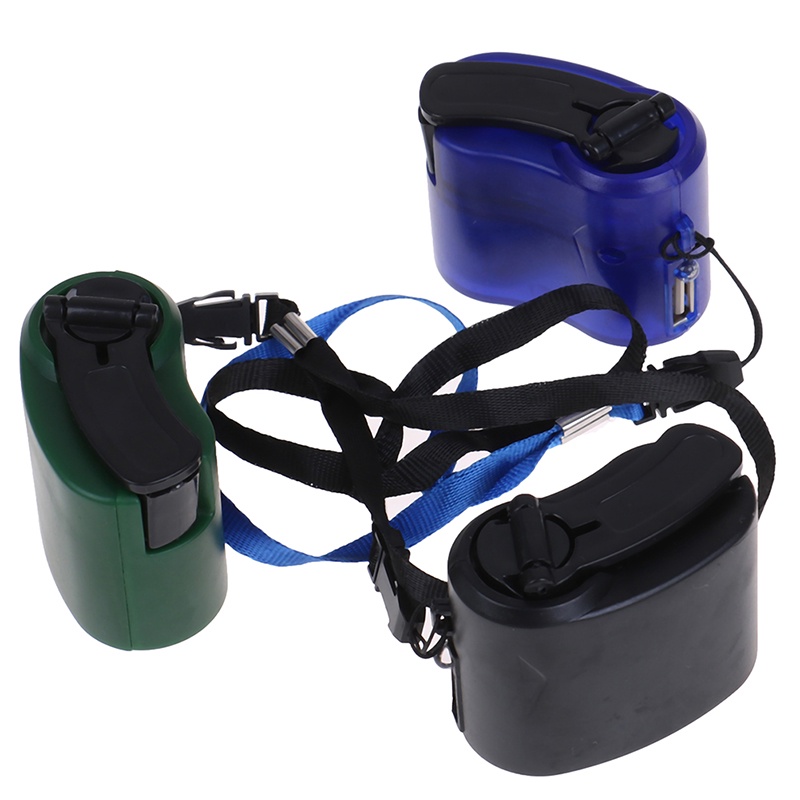 [NW] Outdoor Emergency Portable Hand Power Dynamo Hand Crank USB Charging Newswallow