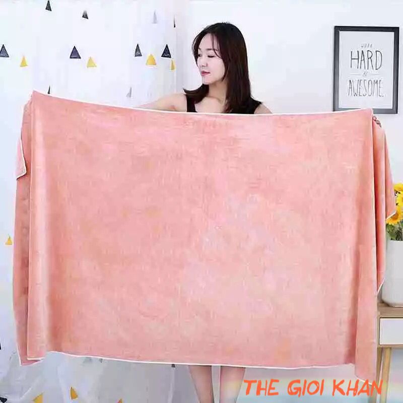 Khăn tắm khổ lớn 180x80 [SIÊU THẤM - SIÊU RẺ] - khăn spa - khăn tắm to cho cả nam và nữ