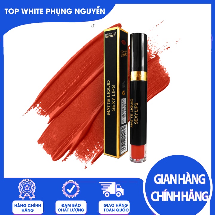 Son Lì Không Trôi Matte Liquid Sexy Lips Drunk Love 007