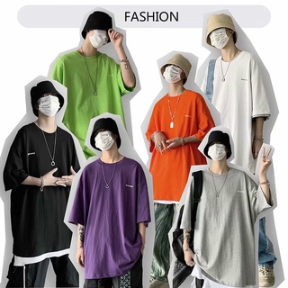 Áo Thun Nam Tay Ngắn Phong Cách Hip Hop Năng Động 10 Màu Lựa Chọn
