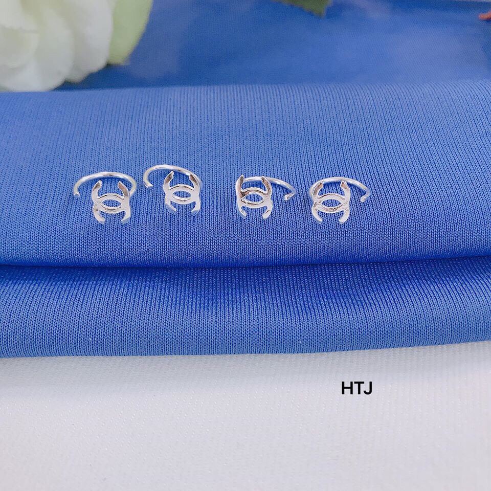 BÔNG TAI BẠC TA CHỮ X - BÔNG TIM XINH XẮN