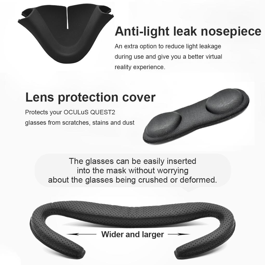 Bộ 4 Khung Bọc Bảo Vệ Ống Kính VR Chống Vỡ Thay Thế Tiện Dụng