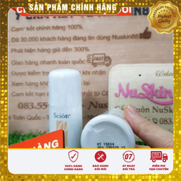 Lăn Khử Mùi NuSkin Scion Pure White Roll 100% dứt điểm hôi nách