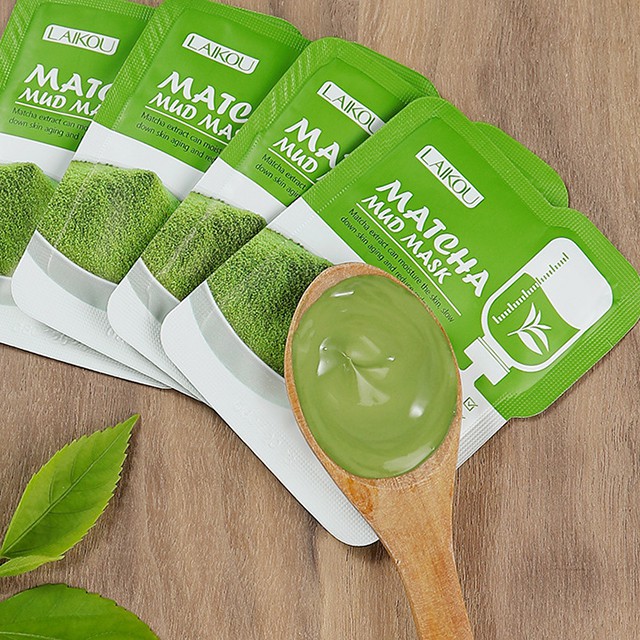 Bộ 12 gói mặt nạ bùn tinh chất matcha trà xanh làm sạch sâu 5g