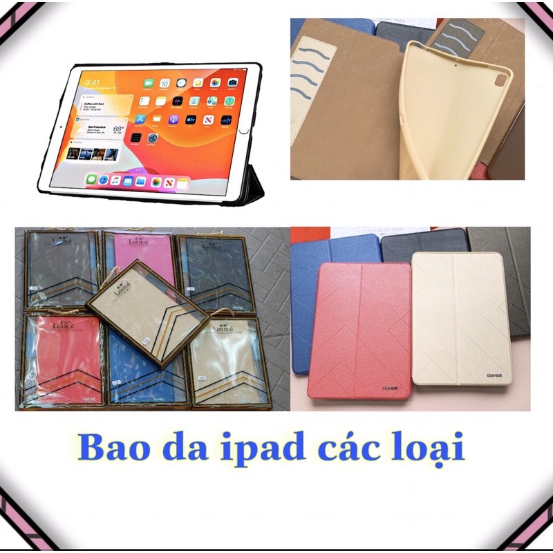 Bao da Lishen  iPad Mini 1,2,3,4.5/ iPad Air, Air 2, Gen 6 9.7/ Gen 7 Gen 8/ Air 3, Pro 10.5, Ipad 2/3/4, Pro 11 2020 | WebRaoVat - webraovat.net.vn