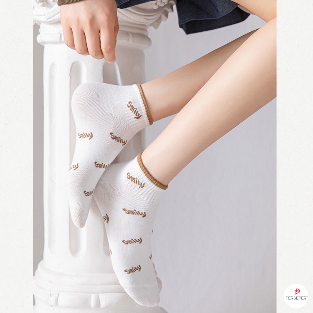 Tất vớ nữ cổ ngắn set 5 đôi khác nhau cực xinh dễ phối đồ - Hot Store