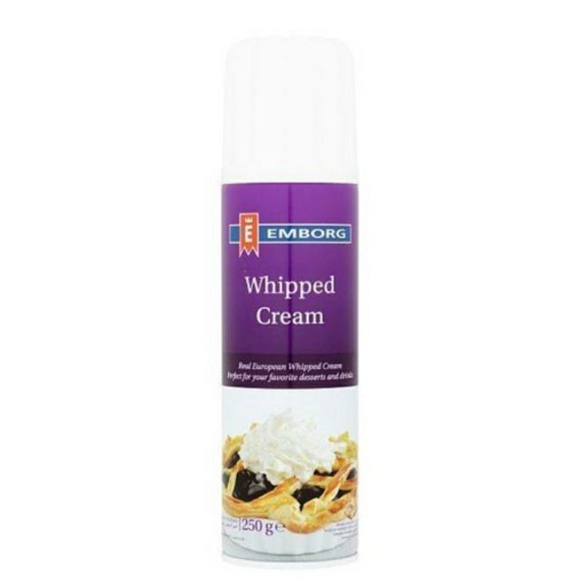 Emborg Whipping Cream 250ml (Dạng Xịt)