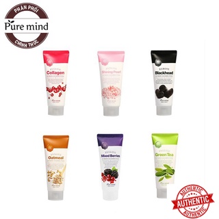 Sữa rửa mặt tạo bọt chiết xuất từ thiên nhiên pure mind so fresh cleansing foam 100ml
