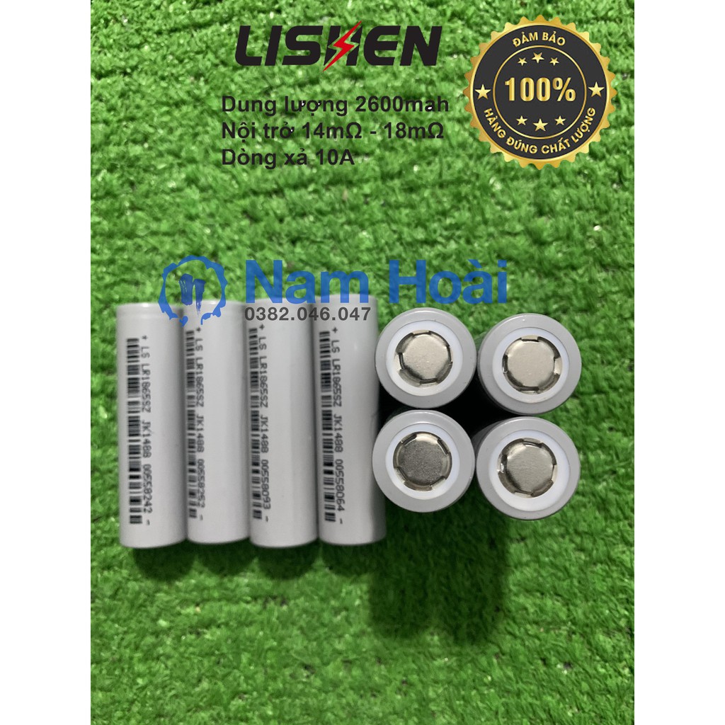 Cell Pin 18650 Lishen 2600mah-5C (Xả 10A) - Hàng Chính Hãng