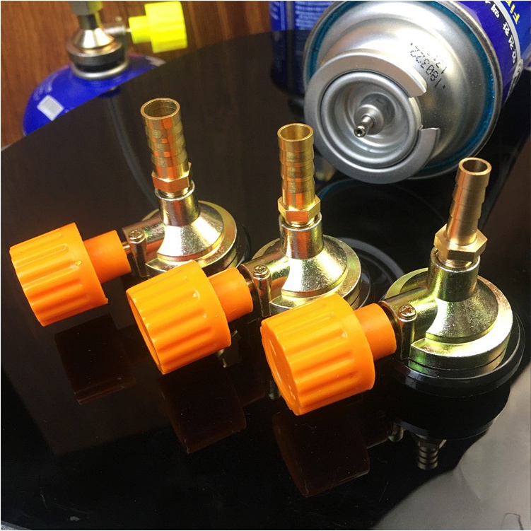 Đầu chuyển sang chiết gas cho bình - lon du lịch thông thường (loại đầu thẳng và góc vuông size 6-8-10-12-16mm)