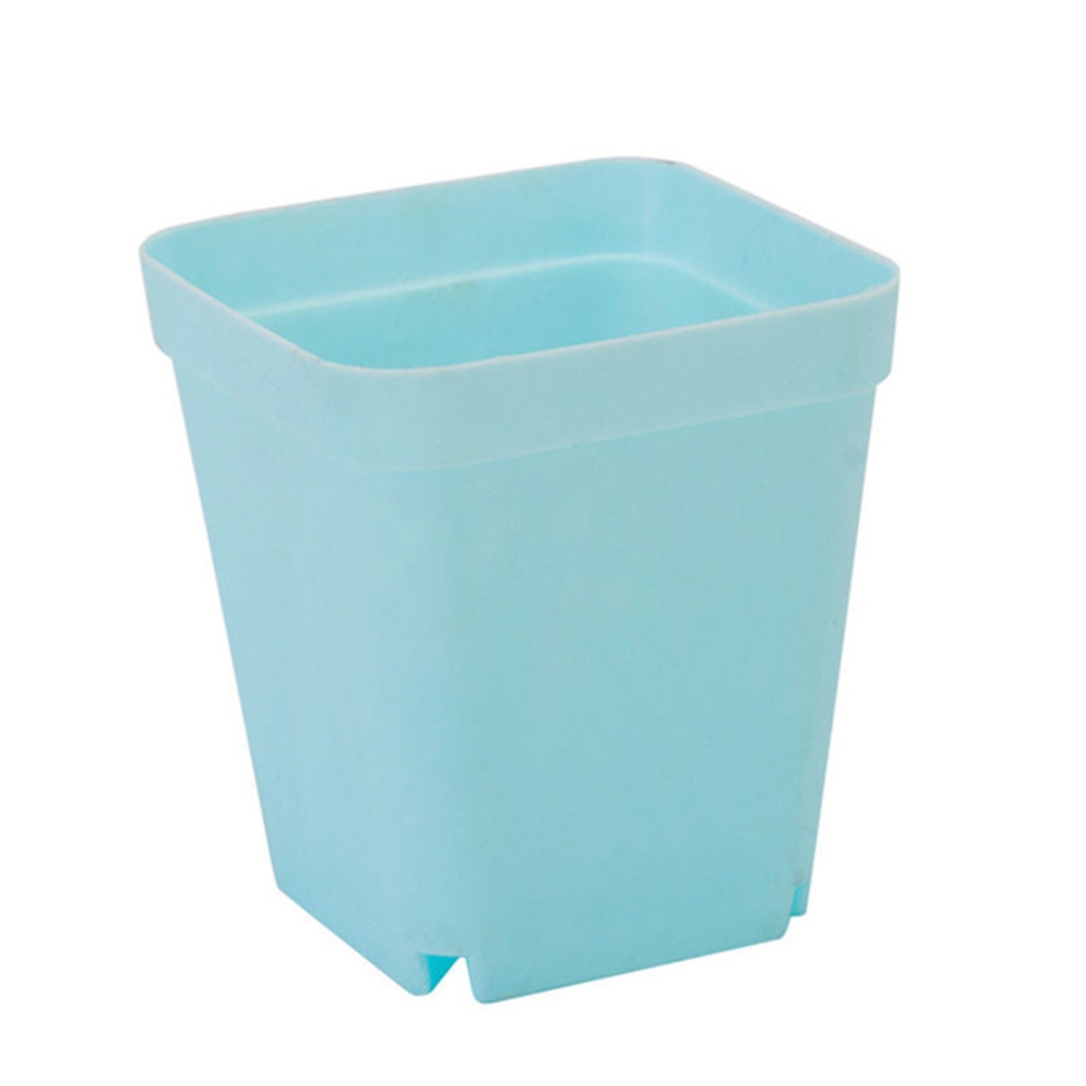 10 Chậu Cây Cảnh Bằng Nhựa Hình Vuông Màu Sắc Ngẫu Nhiên