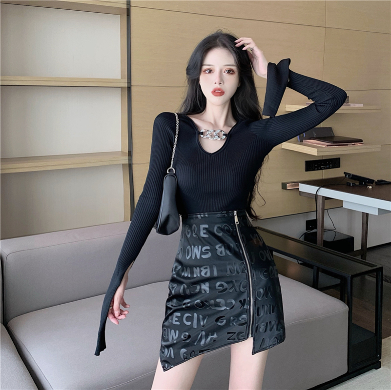 Chân váy thiết kế có dây kéo thời trang nữ | BigBuy360 - bigbuy360.vn