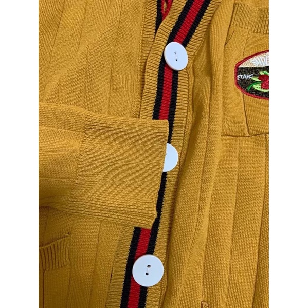 Áo cardigan khoác ngoài cổ V phong cách hàn quốc ảnh thật cuối 35
