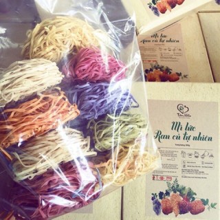 Mỳ lứt rau củ - Mỳ màu tự nhiên 500gr- Mỳ ăn dặm cho bé