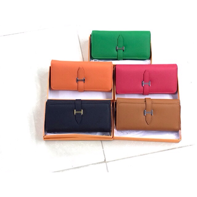 Ví nữ dài khoá chữ H fullbox hàng chuẩn