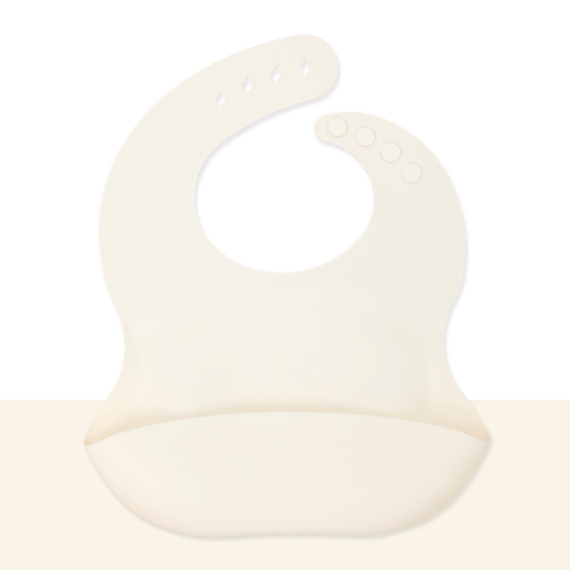 Yếm Ăn Ba Chiều Bằng Silicone Siêu Mềm Chống Thấm Nước Kích Thước Lớn Dành Cho Trẻ Em