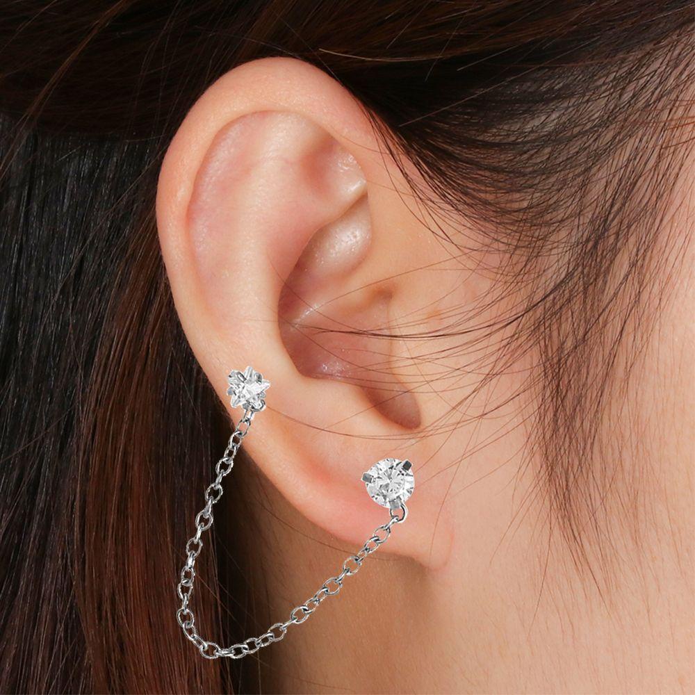 Khuyên Xỏ Sụn Tai Hình Đôi Môi / Ngôi Sao Nhiều Màu Cho Nữ