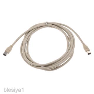 [Blesiya1] Cáp Cháy IEEE 1394 6 Pin Sang 6Pin DV-OUT Máy Quay Phim Màu Xám Cho DV 3