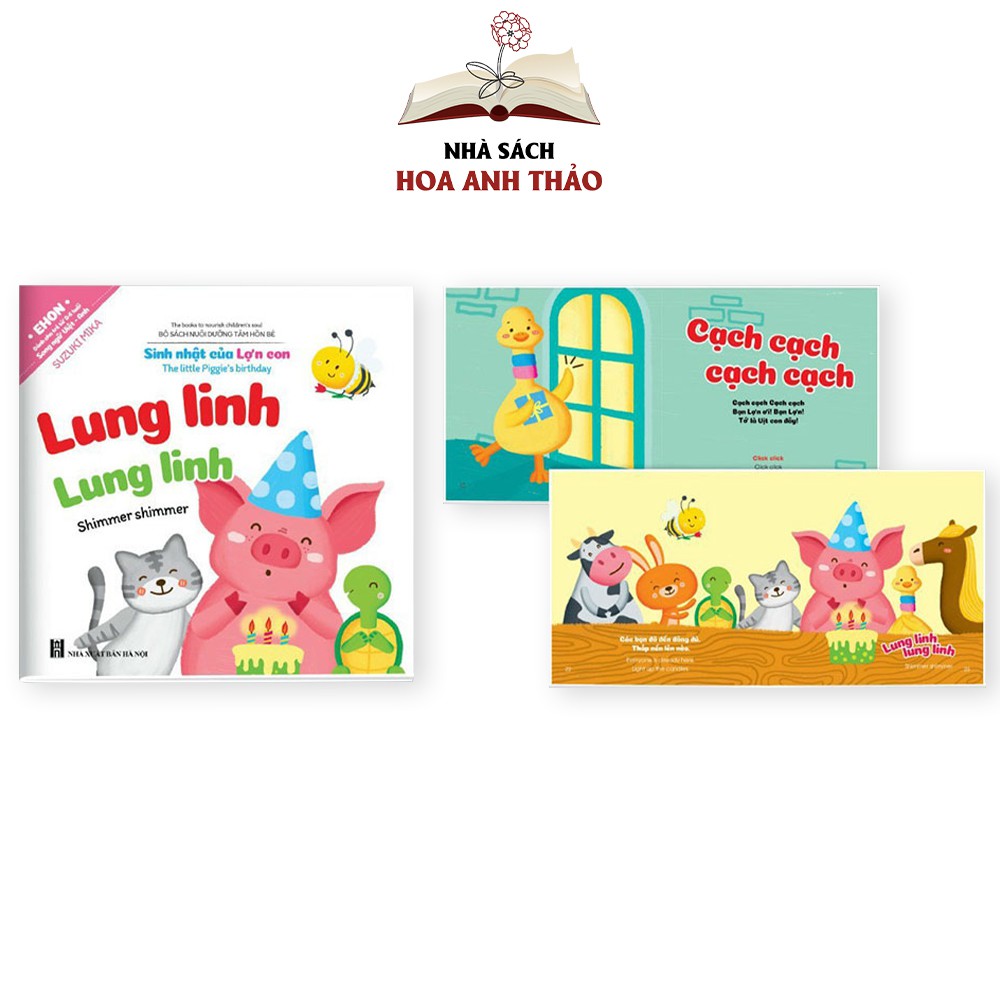 [Mã LIFEHOT55 giảm 10% đơn 99K] Sách - Ehon âm thanh cho bé song ngữ Việt Anh (bộ 5 cuốn) | BigBuy360 - bigbuy360.vn