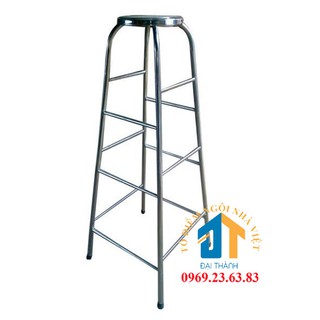 Ghế inox, thang inox thắp nhang chất liệu inox 201 cao 1m4 và 1m6