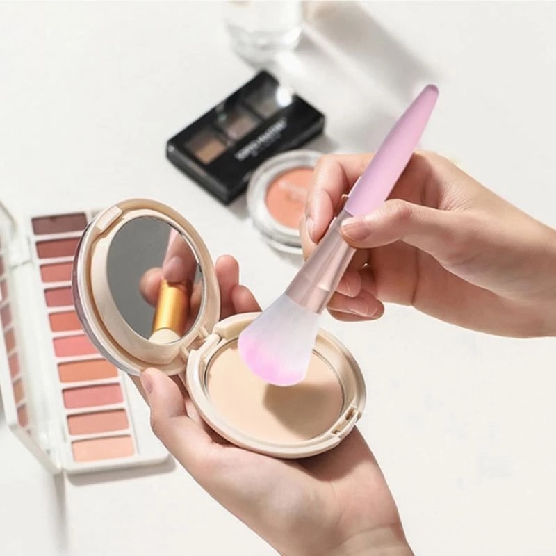 Bộ 5 Cọ Trang Điểm Mini Dùng Đánh Phấn Mắt/Phấn Nền/Má Hồng/Làm Đẹp Tiện Lợi